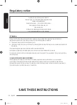 Preview for 14 page of Samsung FlexWash WV60A9900A Series User Manual