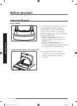 Preview for 38 page of Samsung FlexWash WV60M9900AV/A5 User Manual