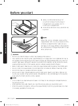 Preview for 40 page of Samsung FlexWash WV60M9900AV/A5 User Manual