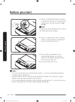 Preview for 42 page of Samsung FlexWash WV60M9900AV/A5 User Manual