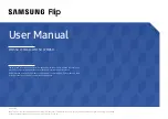 Предварительный просмотр 1 страницы Samsung Flip WM55B User Manual