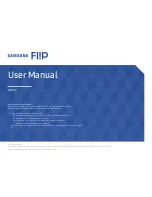 Samsung Flip WM55H User Manual preview