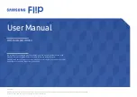 Предварительный просмотр 1 страницы Samsung Flip WM85R User Manual