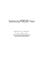 Samsung Focus Flash SGH-i677 User Manual preview