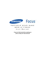 Samsung Focus i917R User Manual preview