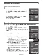 Preview for 215 page of Samsung FP-T6374 Owner'S Instructions Manual