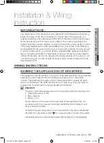 Preview for 55 page of Samsung FQ115T001 Installation And Operating Instruction