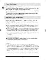 Preview for 4 page of Samsung FQ159ST-B Owner'S Manual