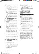 Preview for 6 page of Samsung FQ215G001 Install And Operation Instructions