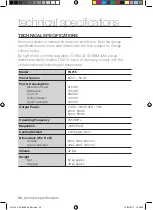 Preview for 52 page of Samsung FQ215G001 Install And Operation Instructions