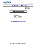 Предварительный просмотр 1 страницы Samsung FTQ352IW Series Troubleshooting Manual