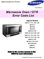 Предварительный просмотр 9 страницы Samsung FTQ352IW Series Troubleshooting Manual