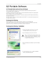 Предварительный просмотр 15 страницы Samsung G2 PORTABLE HX-MU050DC User Manual