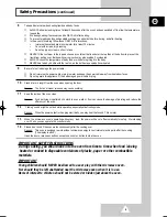 Preview for 49 page of Samsung G2638C Owner'S Instructions Manual