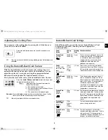 Preview for 9 page of Samsung G273V Owner'S Instructions And Cooking Manual