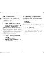 Preview for 22 page of Samsung G273V Owner'S Instructions And Cooking Manual