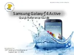 Samsung Galaxy 4 Active Quick Reference Manual preview