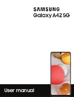 Preview for 1 page of Samsung Galaxy A42 5G User Manual