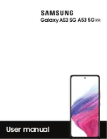 Samsung Galaxy A53 5G User Manual preview