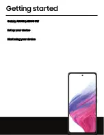 Предварительный просмотр 4 страницы Samsung Galaxy A53 5G User Manual