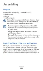 Preview for 9 page of Samsung Galaxy Ace 2 GT-I8160 User Manual