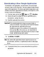 Preview for 219 page of Samsung Galaxy Ace Style User Manual