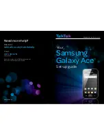 Samsung Galaxy Ace Setup Manual preview
