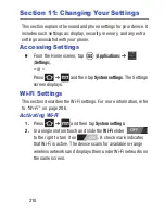 Предварительный просмотр 214 страницы Samsung GALAXY CENTURA User Manual