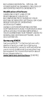 Preview for 6 page of Samsung Galaxy Core Prime Important Information Manual