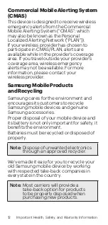 Preview for 12 page of Samsung Galaxy Core Prime Important Information Manual