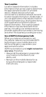 Preview for 15 page of Samsung Galaxy Core Prime Important Information Manual