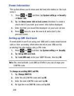 Предварительный просмотр 240 страницы Samsung Galaxy Discover User Manual