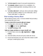 Предварительный просмотр 249 страницы Samsung Galaxy Discover User Manual