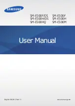 Samsung Galaxy E5 Duos User Manual preview
