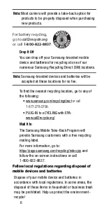 Предварительный просмотр 12 страницы Samsung Galaxy Express Prime Safety And Warranty Manual