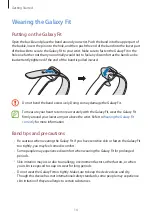 Preview for 14 page of Samsung Galaxy Fit SM-R370 User Manual