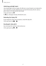 Preview for 27 page of Samsung Galaxy Fit2 Rosso User Manual