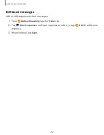 Preview for 22 page of Samsung Galaxy Fit2 User Manual