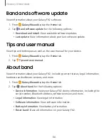 Preview for 34 page of Samsung Galaxy Fit2 User Manual