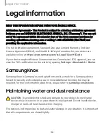 Preview for 36 page of Samsung Galaxy Fit2 User Manual