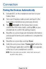 Preview for 8 page of Samsung Galaxy Gear SM-R7500T User Manual