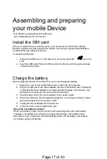 Preview for 17 page of Samsung Galaxy Gear SM-R7500T User Manual