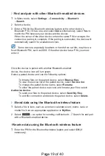 Preview for 19 page of Samsung Galaxy Gear SM-R7500T User Manual