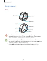 Предварительный просмотр 8 страницы Samsung GALAXY GEAR SM-V700 User Manual