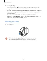 Предварительный просмотр 13 страницы Samsung GALAXY GEAR SM-V700 User Manual