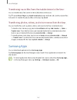 Предварительный просмотр 62 страницы Samsung GALAXY GEAR SM-V700 User Manual