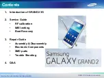 Preview for 3 page of Samsung Galaxy Grand 2 Repair Manual
