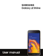 Предварительный просмотр 1 страницы Samsung Galaxy J2 Shine User Manual