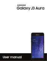 Samsung Galaxy J3 Aura User Manual preview