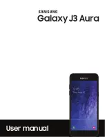 Предварительный просмотр 1 страницы Samsung Galaxy J3 Aura User Manual